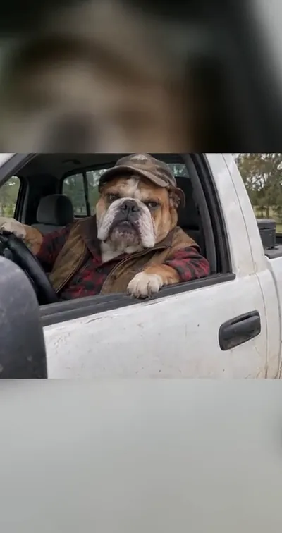 One driver: your dog, your cat or you. — Tiny in frame