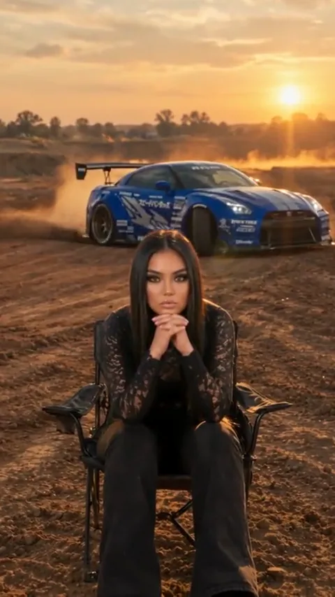 Unbothered Car Stunt AI Video